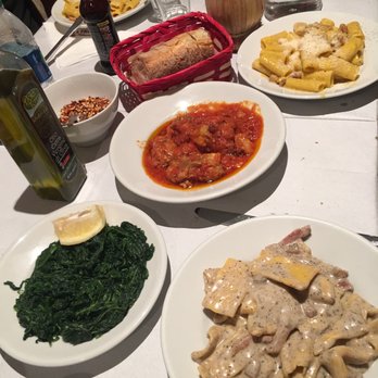 La Fraschetta Romanesca - Fusilli ala carbonara, pasta di tartufo, oxtail, sautéed spinach drizzled in spicy olive oil... - Roman Near Me - Rome, RM