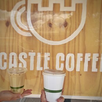 Castle Coffee - Iced caramel latte and hot lavender latte - Coffee & Tea Near Me - Albuquerque, New Mexico