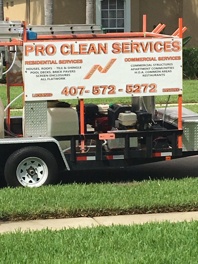 Slide of Pro Clean Services