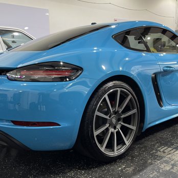 Royale Auto Salon - Full Body Color Change on a 2017 Porsche 718 Cayman S using PurePPF in "Miami Blue". - Auto Detailing Near Me - Apex, North Carolina Royale Auto Salon - Full Body Color Change on a 2017 Porsche 718 Cayman S using PurePPF in "Miami Blue". - Auto Detailing Near Me - Apex, North Carolina