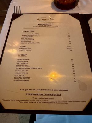 Menu photo 2 Tower Bar Los Angeles, CA Menu photo 2 Tower Bar Los Angeles, CA