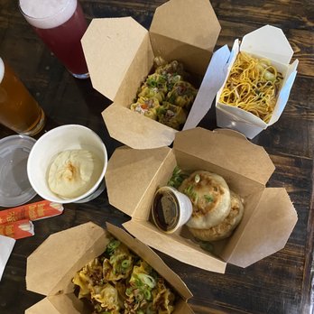 Yuan Wonton - The order: A little bit of everything with an extra order of chili wontons - Food Trucks Near Me - Denver, Colorado Yuan Wonton - The order: A little bit of everything with an extra order of chili wontons - Food Trucks Near Me - Denver, Colorado