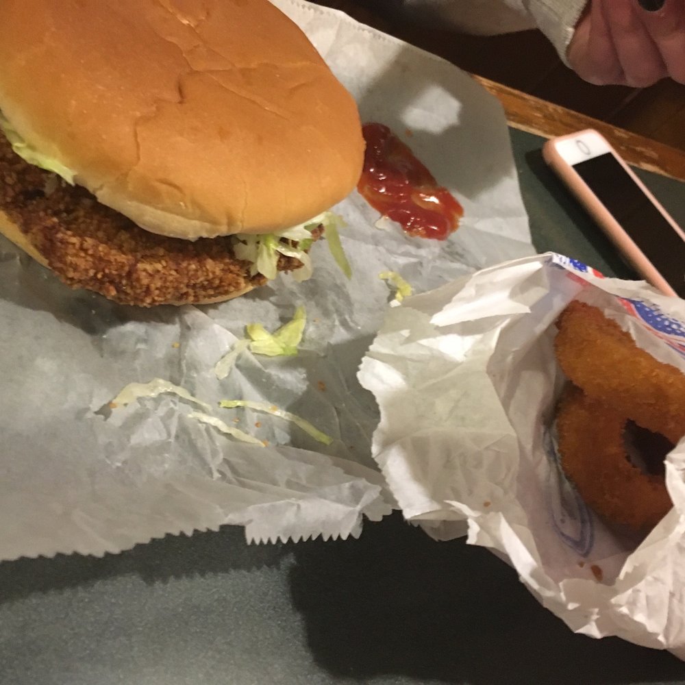 Ivanhoe's Drive In - Breaded tenderloin and onion rings - Ice Cream & Frozen Yogurt Near Me - Upland, Indiana Ivanhoe's Drive In - Breaded tenderloin and onion rings - Ice Cream & Frozen Yogurt Near Me - Upland, Indiana