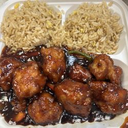 General Tso's Chicken + Fried Rice