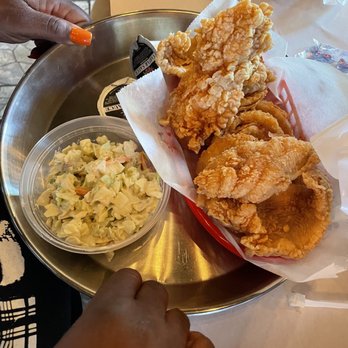 The Juicy Seafood - Fried Catfish Basket (4) - Seafood Near Me - Montgomery, Alabama
