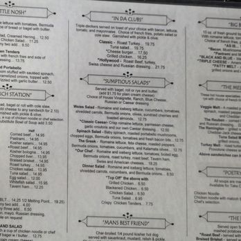 Fisher’s Deli - Lunch Menu Side 2 - Delis Near Me - Henderson, Nevada