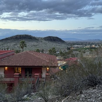 Hilton Phoenix Tapatio Cliffs Resort - View from the front door of our room not the patio - Hotels Near Me - Phoenix, Arizona