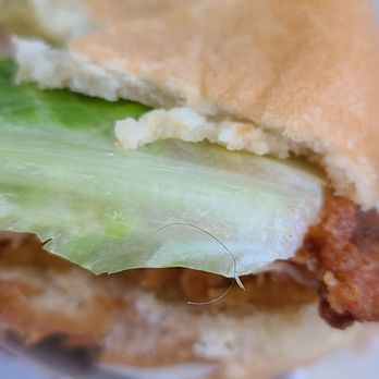 Chick-fil-A - ows a sandwich with lettuce and bacon - Fast Food Near Me - Jersey City, New Jersey