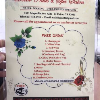 Decor Nails & Lashes - Nail Salons Near Me - El Cajon, California