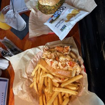 The Blue Collar Lobster - Lobster roll (hot) - Seafood Near Me - Gloucester, Massachusetts