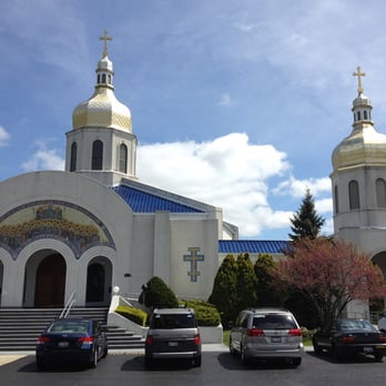 St. Andrew Ukrainian Kitchen - The church building across the parking lot from the kitchen - Ukrainian Near Me - Bloomingdale, Illinois