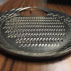 Vitreum Giftware - A low profile picture of this crane shaped vegetable grater.