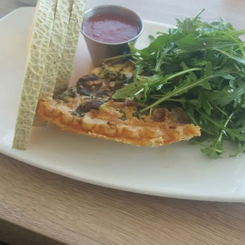 Lighthouse - Their quiche with arugula salad. My tummys way more full than expected which is a good thing. - Breakfast & Brunch Near Me - Newport Beach, California