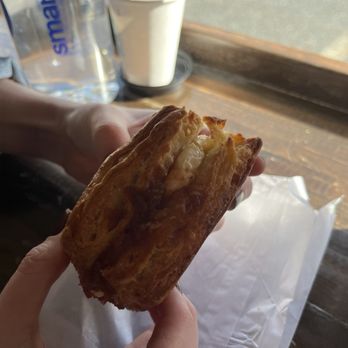 Luckys Coffee Garage - Maple butter and apple butter biscuit - Coffee & Tea Near Me - Lebanon, New Hampshire