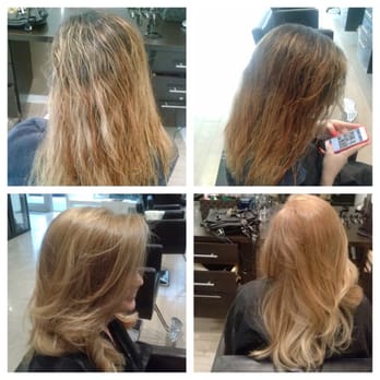 The Mane Group Salon - Before and after thanks to Elio Chang - Hair Salons Near Me - Coral Gables, Florida