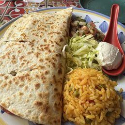 Veggie quesadillas.
