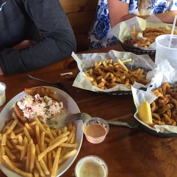 John Scott's Surf Shack - Calamari, fries, fish, and lobster roll - Salad Near Me - Westhampton Beach, New York
