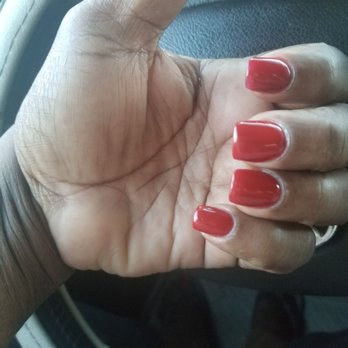 Bella's Nail Lounge - My Valentine's nails - Nail Salons Near Me - Houston, Texas