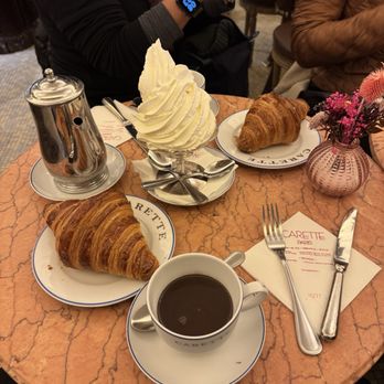 Carette - Hot chocolate, croissant - Tea Rooms Near Me - Paris, 75 Carette - Hot chocolate, croissant - Tea Rooms Near Me - Paris, 75