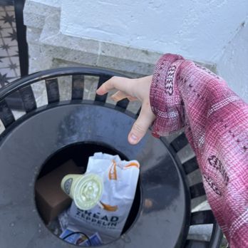 Parlor Doughnuts - Iced Matcha Latte in the trash - Bakeries Near Me - Houston, Texas