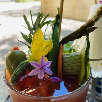 Barndiva - Bloody Mary: an alcoholic salad! - New American Near Me - Healdsburg, California