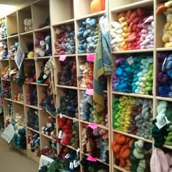 Colorful Yarns - Rows upon rows of squishable skeins!