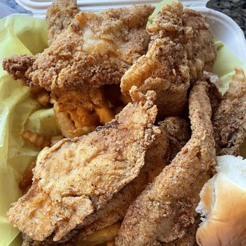 Grandma's Broasted Chicken - Catfish and red snapper with 2 orders of fries - Chicken Shop Near Me - Bellflower, California Grandma's Broasted Chicken - Catfish and red snapper with 2 orders of fries - Chicken Shop Near Me - Bellflower, California