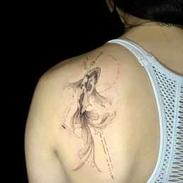 Fresh tattoo.