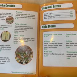 Isabel’s Tacos - Menu