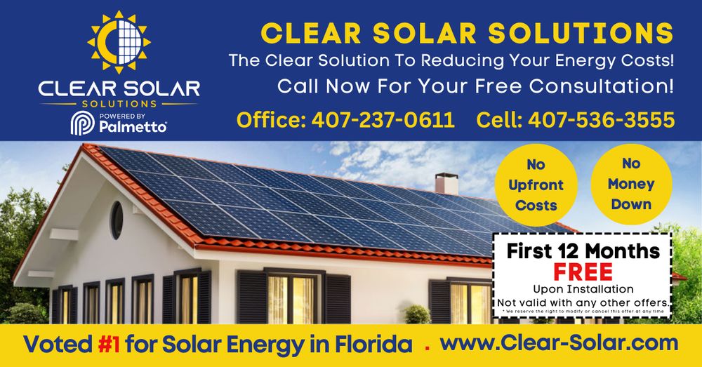 Slide of Clear Solar Solutions
