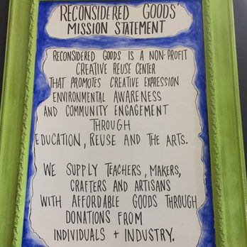 Reconsidered Goods - Mission statement - Community Service/Non-Profit Near Me - Greensboro, North Carolina Reconsidered Goods - Mission statement - Community Service/Non-Profit Near Me - Greensboro, North Carolina