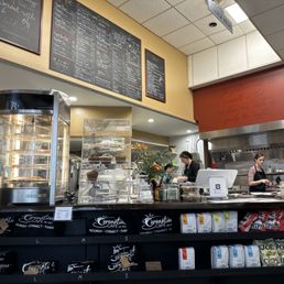 Kitchen and counter.