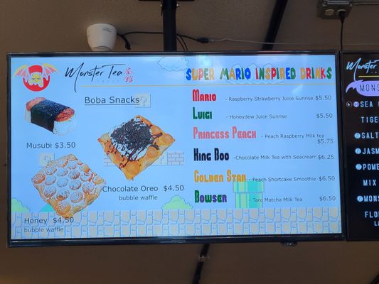 Menu photo 4 Monster Tea House Portland, OR