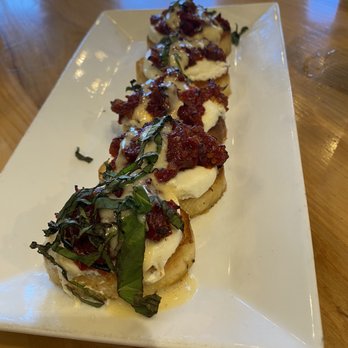 Sedona Taphouse - Goat Cheese Tomato Jam Bruschetta - New American Near Me - Lexington, Kentucky Sedona Taphouse - Goat Cheese Tomato Jam Bruschetta - New American Near Me - Lexington, Kentucky