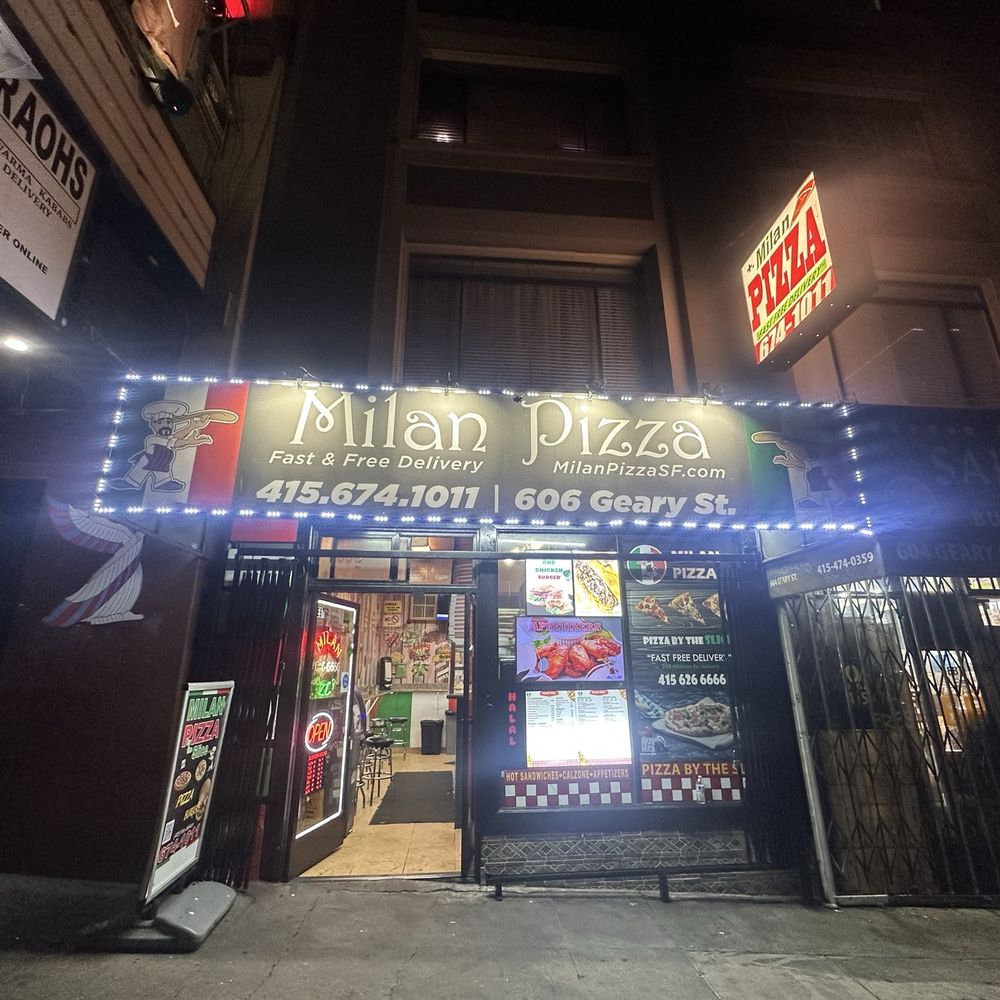 Milan Pizza - Love, the fact that this place is open after 2 AM - Pizza Near Me - San Francisco, California
