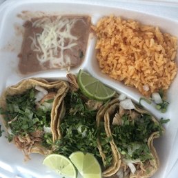 3 chicken taco combo!