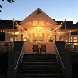 Flushing Valley Golf & Country Club - REAR CLUBHOUSE PATIO BAR.