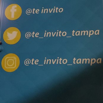 Te Invito - Social Media Contacts - Tacos Near Me Te Invito - Social Media Contacts - Tacos Near Me