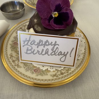 Celeste - Birthday cake they provided - Tea Rooms Near Me - Vacaville, California Celeste - Birthday cake they provided - Tea Rooms Near Me - Vacaville, California