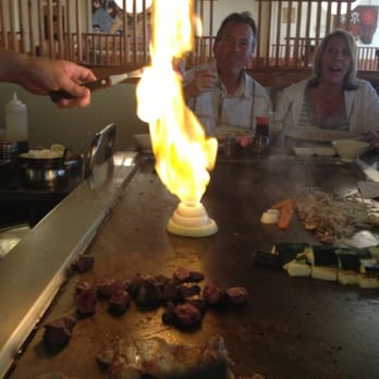 Tokyo Garden - The "volcano," an onion with fire spewing from it. :) - Japanese Near Me - Bakersfield, California