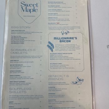 Sweet Maple - Menu - Breakfast & Brunch Near Me - Cupertino, California