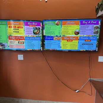 Yummy Hawaiian BBQ - Menu nice colors - Hawaiian Near Me - Petaluma, California