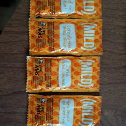 Lol... I enjoy these funny sayings on their sauces