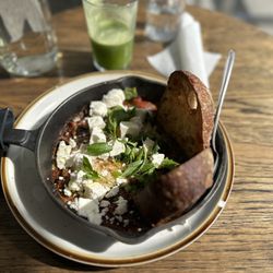 afternoon - Shakshuka with feta cheese