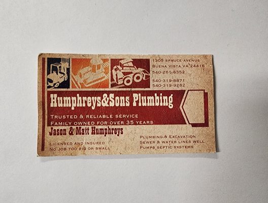R S Humphreys & Sons