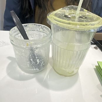 Yezi Coconut Dessert - An empty matcha latte and coconut desert with mango - Desserts Near Me - Bellevue, Washington Yezi Coconut Dessert - An empty matcha latte and coconut desert with mango - Desserts Near Me - Bellevue, Washington