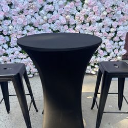 Peak Party Rentals - Cocktails tables and bar stools for rent