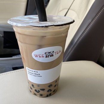 WeeTea - Arvada - Black milk tea with boba - Bubble Tea Near Me - Arvada, Colorado