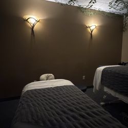 Hand & Stone Massage and Facial Spa - Couples spa room.