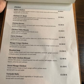 Lê Bar - Chicken menu - Indian Near Me - Nuremberg, BY